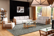Bamboo Modern Sofa Set for Living Room Furniture