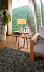 Bamboo Table End Table
