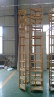 Bamboo Trapezoid Telescope Rack