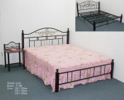 Bedroom Hardware Steel Single Bed (B-506#)