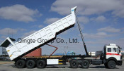 Beiben Strenthened Heavy Duty Rear Tipping Semi Trailer (QDT9400ZHX)