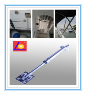 Big Square Connectors Stainless Steel Nitrogen Gas Spring for Sea Boat
