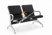 Black Color PVC Cushion Airport Chair (Rd 820AL)