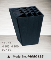 Black Plastic Furniture Leg, Sofa Leg (14080135)