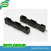 Black Thin 26650 Battery Holder with Wire