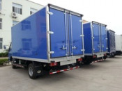 Blue Color Refrigerated Truck Bodies