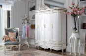 Bn-C6008b-1 Classical Wooden Bedroom Furniture Wardrobe