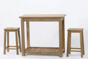 Breakfast Table with Stools, Dining Table (BRK001)