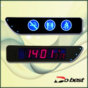 Bus Parts LED Digital Clock