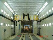 Bus Spray Booth with Lifters