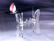 Butterfly Glass Top Table Made in China
