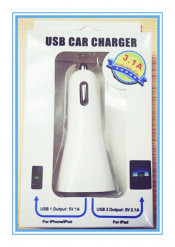 CE Approval 3.1A 2 USB Car Charger