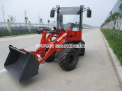 CE Approved Mini Loader with 38 Degree Steering Angle