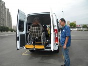 CE Certificate Wheelchair Elevator for Van and Minibus with Loading Capacity 350kg