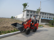 CE Certificated Articulated 0.8 Ton China Shovel Loader