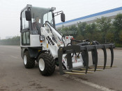 CE Certificated Multi-Function Radlader with Grass Fork (HQ908)