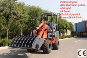 CE Mini Shovel Loader with Perkins Engine (HQ908)