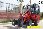 CE Small Wheel Loader with Pallet Fork (HQ908)