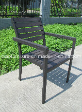 CF1025c Plastic Wood Outdoor Furniture Dining Chair