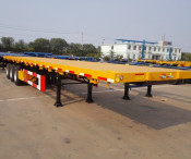 CIMC 40ft container semitrailer flat bed 3 axles