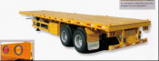 CIMC Container Semi-Trailer 2axles Container Trailer/3axles Flatbed Container Trailer