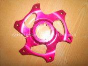 CNC Aluminium Anodized Quick Change Chain Sprocket Hub Carrier