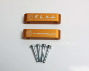 CNC Billet Hood Risers Any Colored Pair Honda Acura Ef Da DC Eg Ek