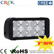 CREE 80W 8" LED Lighting Bar with CE RoHS IP68
