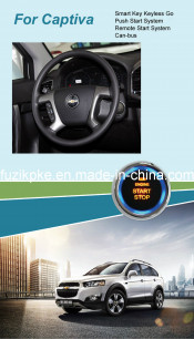 Captiva Entry Keyless Go Smart Key Push Button Remote Start Can-Bus Alarm for Chevrolet