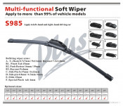 Car Accessories Windscreen Wiper Blade Car Part S985