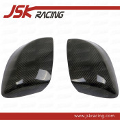 Carbon Fiber Mirror Cover (WITHOUT LED LIGHT) for 2011-2013 Honda Civic 4D (JSK122003)