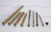 Carbon Steel Concrete Screw Yellow Zinc
