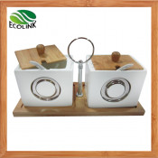 Ceramic Seasoning Jar 2 Pieces Set