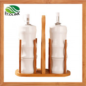 Ceramic Soy Sauce Bottle Oiler Set