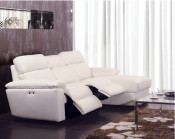 Chaise Italia Leather Sofa (854)