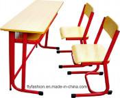 Cheap School Furniture Classroom Student Double Desk and Chair (SF-21D)