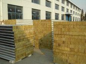 Cheaper/Competitive/Low Price 100mm 1.0mm Steel Thickness Rock Wool Sandwich Panel