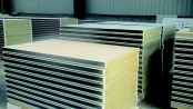 Cheaper/Competitive/Low Price 50mm 1.0mm Steel Thickness Rock Wool Sandwich Panel