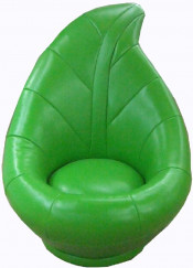 Children Furniture Kid's Greenery Sofa Made of Leather (X-37S)