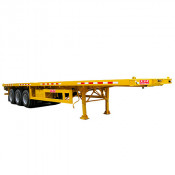 China 30 Ton Low Flatbed Semi Trailer