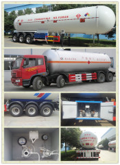 China 58000L LPG Transportable Tank Semi Trailer