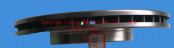 China Auto Parts High Quality Front Axle Brake Disc of 5397