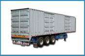 China Manufacturer 13m Strong Box Semi Trailer