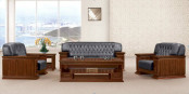 China Manufacturer Office Furniture! Genuine Leather Sofa Set (HY-S950)