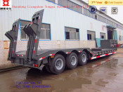 China Manufacturers Best Price 50t Heavy Duty Low Bed Semi Trailer