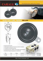 China Wholesal Car Disc Horns