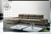 Chinese Furniture High Back Leather Sofa Set (SO44)