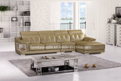 Chinese Furniture Living Room Soft Leather Corner Sofa (B102)