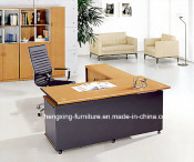 Chinese Office Furniture / Modern Wooden Manager Executive Table / Wooden Boss MDF Computer Desk