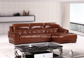 Chinese Office Home Furniture Low Back Corner Sofa (B82)